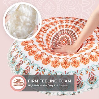 Foto 3 | Foto 3 | Almohada De Suelo Codi Meditation Redonda De Espuma Viscoelástica Grande De 32 Cm - Venta Internacional.