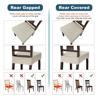 Foto 3 | Foto 3 | Fundas Impermeables para Sillas de Comedor Genina 6 Piezas - Venta Internacional