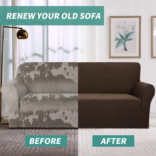 Foto 7 | Foto 7 | Funda De Sofá Yemyhom, Último Sofá Elástico Con Diseño Jacquard - Venta Internacional.