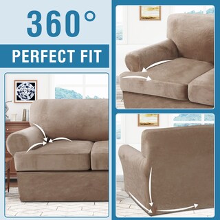 Foto 7 | Foto 7 | Funda De Sofá H.versailtex, Cojín En T De 4 Piezas, Terciopelo - Venta Internacional.