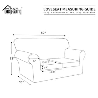 Foto 6 | Foto 6 | Funda de Sofá Easy-Going 100% Impermeable para Sofá de Dos Plazas - Venta Internacional