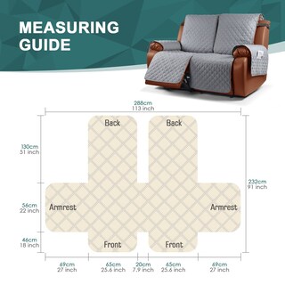 Foto 2 | Foto 2 | Funda de Sofá Reclinable Ruaozz Impermeables 1 Pieza - Venta Internacional