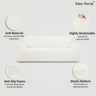 Foto 3 | Foto 3 | Funda para Sofá Easy-Going Blanco-Venta Internacional