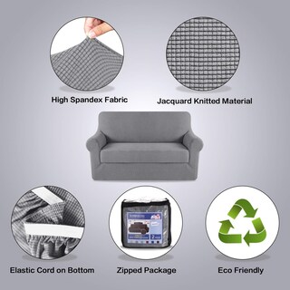 Foto 5 | Foto 5 | Funda Elástica para Sofá de Dos Plazas - Venta Internacional