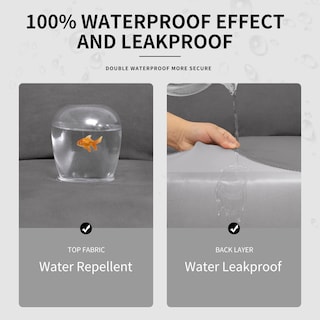 Foto 3 | Foto 3 | Funda De Sofá De Forro Polar De Microfibra 100% Impermeable, Fácil De Llevar - Venta Internacional.
