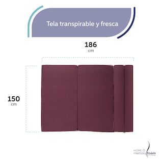 Foto 4 | Foto 4 | Funda Extra Sofá Cama Cozy Queen Size Rosa