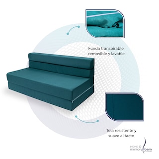 Foto 4 | Foto 4 | Funda Extra Sofá Cama Cozy Queen Size Verde
