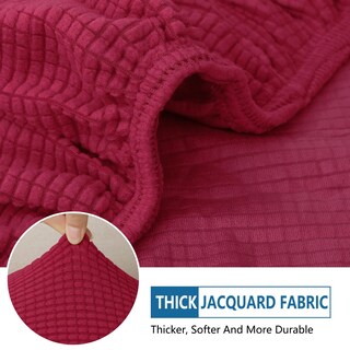 Foto 4 | Foto 4 | Funda De Cojín Hyha Para Sofá Seccional Impermeable, Color Rojo Vino - Venta Internacional.