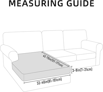 Foto 6 | Foto 6 | Fundas De Asiento Para Cojines De Sofá Hyha, Sofá Seccional Impermeable - Venta Internacional.