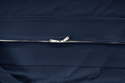 Foto 5 | Foto 5 | Fundas De Futón Lane Linen, Tamaño Completo, 100% Algodón, Azul Oscuro - Venta Internacional.