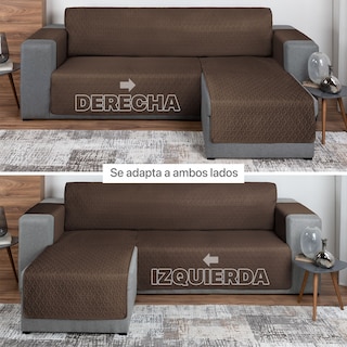 Foto 5 | Foto 5 | Protector Cubresala Funda Sofá En Forma De L Real Textil Café