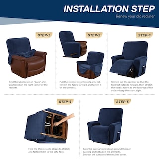Foto 2 | Foto 2 | Fundas para Sillones Reclinables Asnomy Lazy Boy con Velvet Fab - Venta Internacional