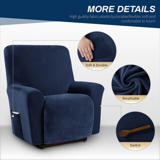 Foto 7 | Foto 7 | Fundas para Sillones Reclinables Asnomy Lazy Boy con Velvet Fab - Venta Internacional