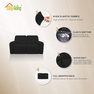 Foto 4 | Foto 4 | Slipcover, Sillón Reclinable, De Microfibra, Elástico, Fácil De Llevar, X - Venta Internacional.