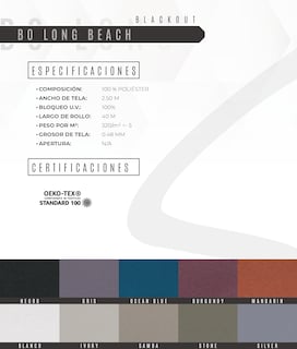 Foto 6 | Foto 6 | Persiana Decoking Gris Enrollable Horizontal Blackout 140 X 180 cm
