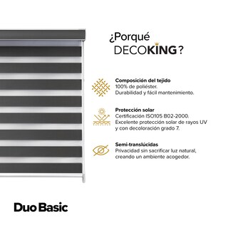 Foto 7 | Foto 7 | Decoking Persiana Para Ventana Sheer Elegance Enrollable Horizontal 160cm Ancho X 180cm Alto Hecha En México Capuccino