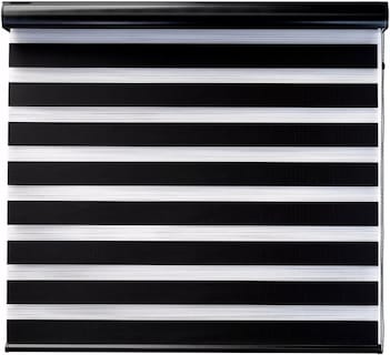 Foto 1 | Foto 1 | Decoking Persiana Para Ventana Sheer Elegance Wood Desing Enrollable Horizontal 140cm Ancho X 220cm Alto Hecha En México Black