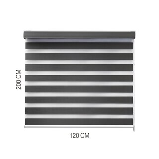 Foto 6 | Foto 6 | Decoking Persiana Para Ventana Sheer Elegance Enrollable Horizontal 120cm Ancho X 200cm Alto Hecha En México Crema