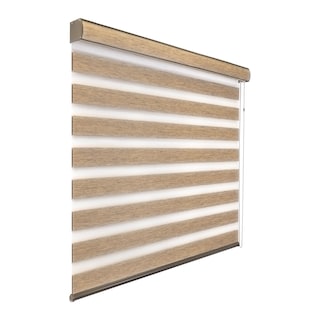 Foto 2 | Foto 2 | Decoking Persiana Para Ventana Sheer Elegance Wood Desing Enrollable Horizontal 120cm Ancho X 180cm Alto Hecha En México Khaky