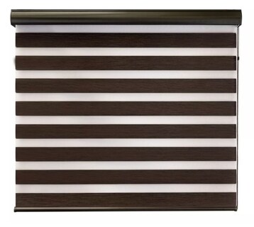 Foto 1 | Foto 1 | Persiana Marais Enrollable Black Wood Duo Woodline 170 x 220 cm