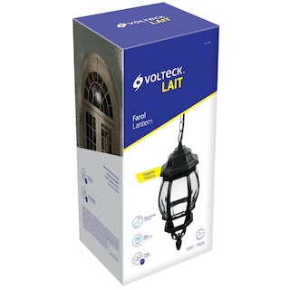 Foto 2 | Foto 2 | Colgante Farol Volteck 1xe26 color Negro