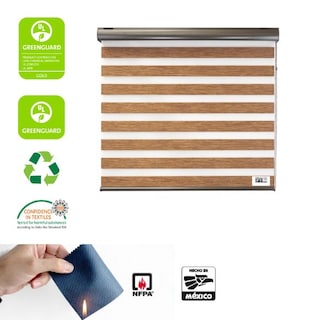 Foto 3 | Foto 3 | Persiana Marais Enrollable Caqui Duo Woodline