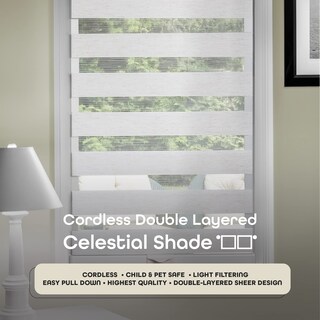 Foto 2 | Foto 2 | Persiana Enrollable Achim Celestial Sheer, 76 X 183 Cm, Lino - Venta Internacional.