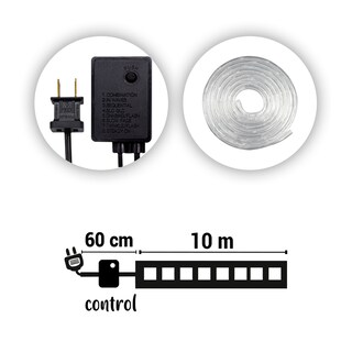 Foto 3 | Foto 3 | Manguera Decorativa Genérico L562380 Luz Led Blanco con Morado Uso Exterior/Interior Cable Recubierto Gel de 10 m