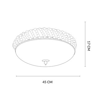 Foto 6 | Foto 6 | Plafón para Techo Mil Luces Plc Gold/002 color Cobre