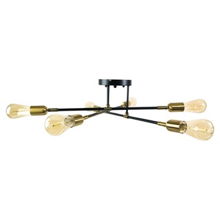 Foto 3 | Foto 3 | Lámpara Mil Luces SPN-LUCERO-005 color Negro Semi Colgante