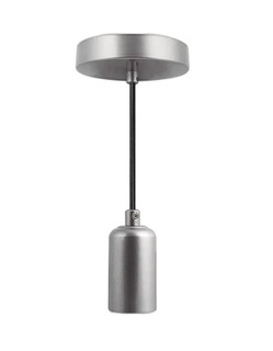 Foto 1 | Foto 1 | Lámpara Techo Candil Aksi E27 Bassic color Plata