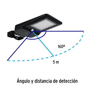 Foto 2 | Foto 2 | Luminario Suburbano Truper SUB-902L color Negro de LED 15 W con Panel Solar Volteck
