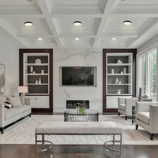 Foto 2 | Foto 2 | Lámpara de Techo Mil Luces Akari 28w color Negro CCR