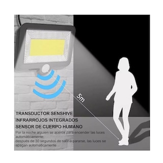 Foto 2 | Foto 2 | Lámpara Solar Recargable Eo Safe Imports Esi-6893 color Negro