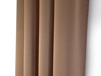 Foto 4 | Foto 4 | Cortina Energy Saver Gold Satín Argollas Set 276x235 Dormireal