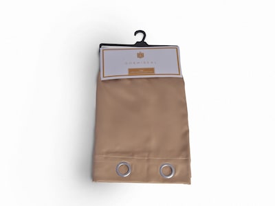 Foto 6 | Foto 7 | Cortina Blackout Gold De Argollas Set 2 Pzas 276x235 Dormireal