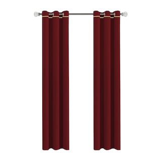 Foto 1 | Foto 1 | Cortinas Black Out Lisa color Tinto Aquila Con Argollas