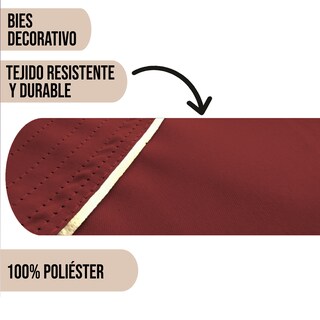 Foto 4 | Foto 4 | Cortinas Black Out Lisa color Tinto Aquila Con Argollas