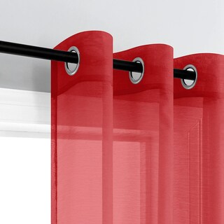 Foto 3 | Foto 3 | Set de Cortinas Traslúcidas B.Kind & Beyond 2.14 x 1.30 color Rojo