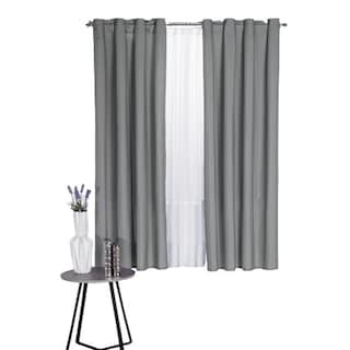 Foto 1 | Foto 1 | Cortina Decorativa Concord CDEU352 Gris Liso