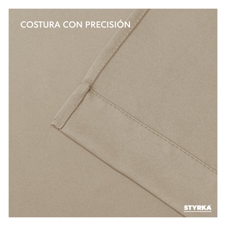 Foto 6 | Foto 6 | Cortinas Blackout Styrka Con Aislamiento Térmico 1.32 X 2.13m color Beige