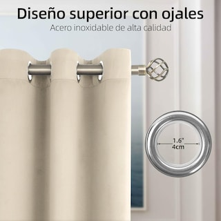 Foto 3 | Foto 3 | Cortinas Blackout 2 Paneles B.Kind & Beyond Beige Oscuro