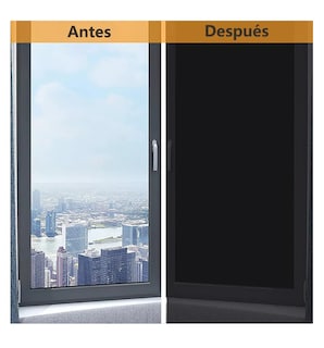 Foto 4 | Foto 4 | Cortinas Opacas Portátiles 1,45 x 4 m Negra