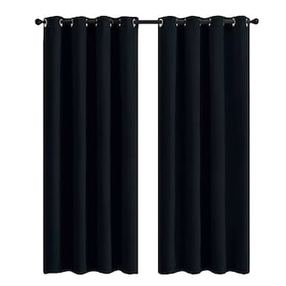 Foto 1 | Foto 1 | Cortinas Kitul Blackout Plus Aislamiento Térmico 2 Paneles Negras
