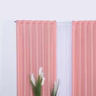 Foto 2 | Foto 2 | Cortina Decorativa Corta Suavitec Neo Deep Rose Concord