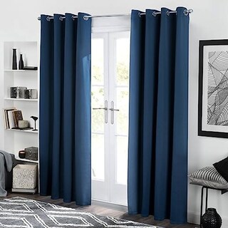 Foto 3 | Foto 3 | Cortinas Blackout Para Bloquear Luz Y Ruido Azul Marino Kyuden Home