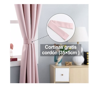 Foto 3 | Foto 3 | Cortina Black Out Decoracion Textil Hogar Adornos 132x214cm T
