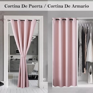 Foto 5 | Foto 5 | Cortina Black Out Decoracion Textil Hogar Adornos 132x214cm T