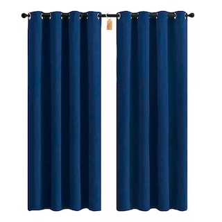 Foto 1 | Foto 1 | Cortinas Blackout 2 Paneles 215 X 135 cm Azul Marino