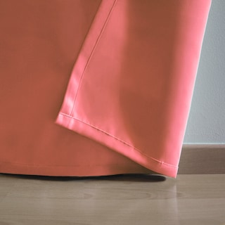Foto 3 | Foto 3 | Cortina Blackout Rebeca -2 Paneles Calidad Premium 95% Oscuridad -290 X 230 Cm – Naranja Coral